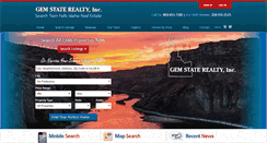 Desktop Screenshot of gemstaterealty.com